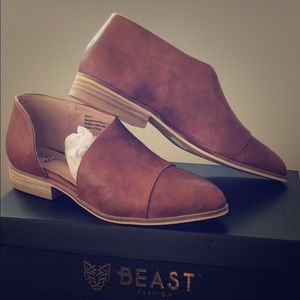 Cognac flats / ankle booties / cut out booties 7